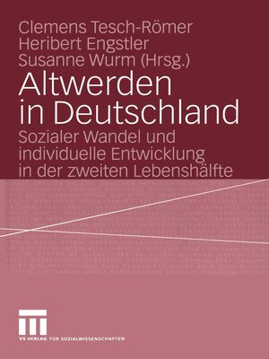 cover image of Altwerden in Deutschland
